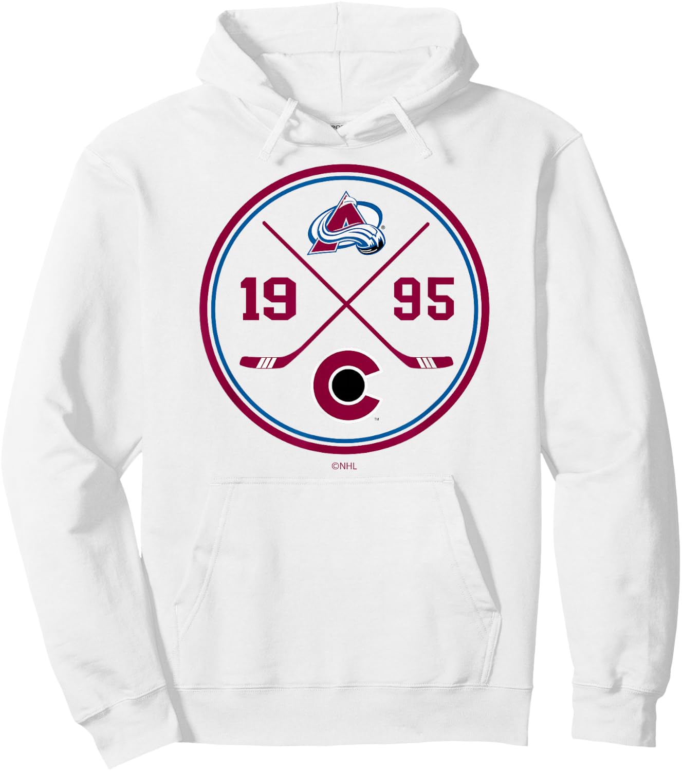 Colorado Avalanche Prize Gray Officially Licensed Hoodie - Hoodie | White