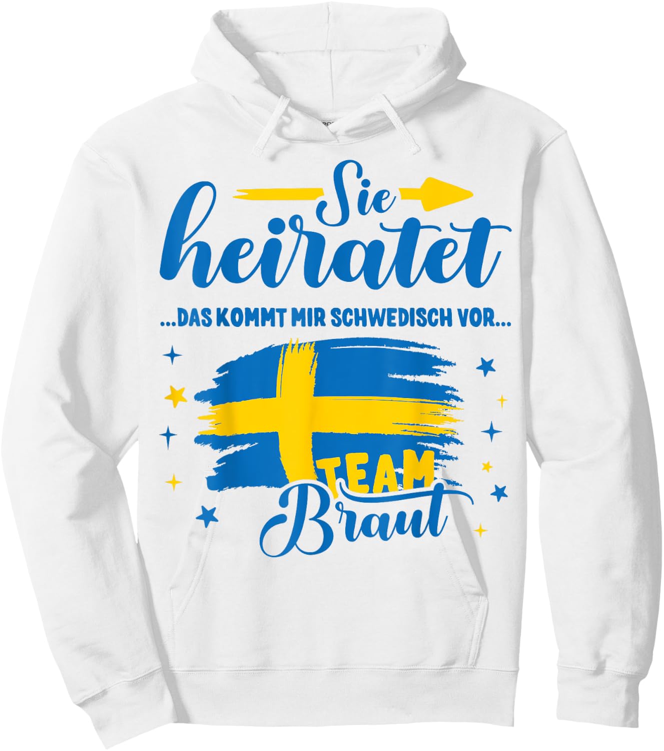 JGA Frauen Schweden Poltern Junggesellinnenabschied Hoodie - Hoodie | White