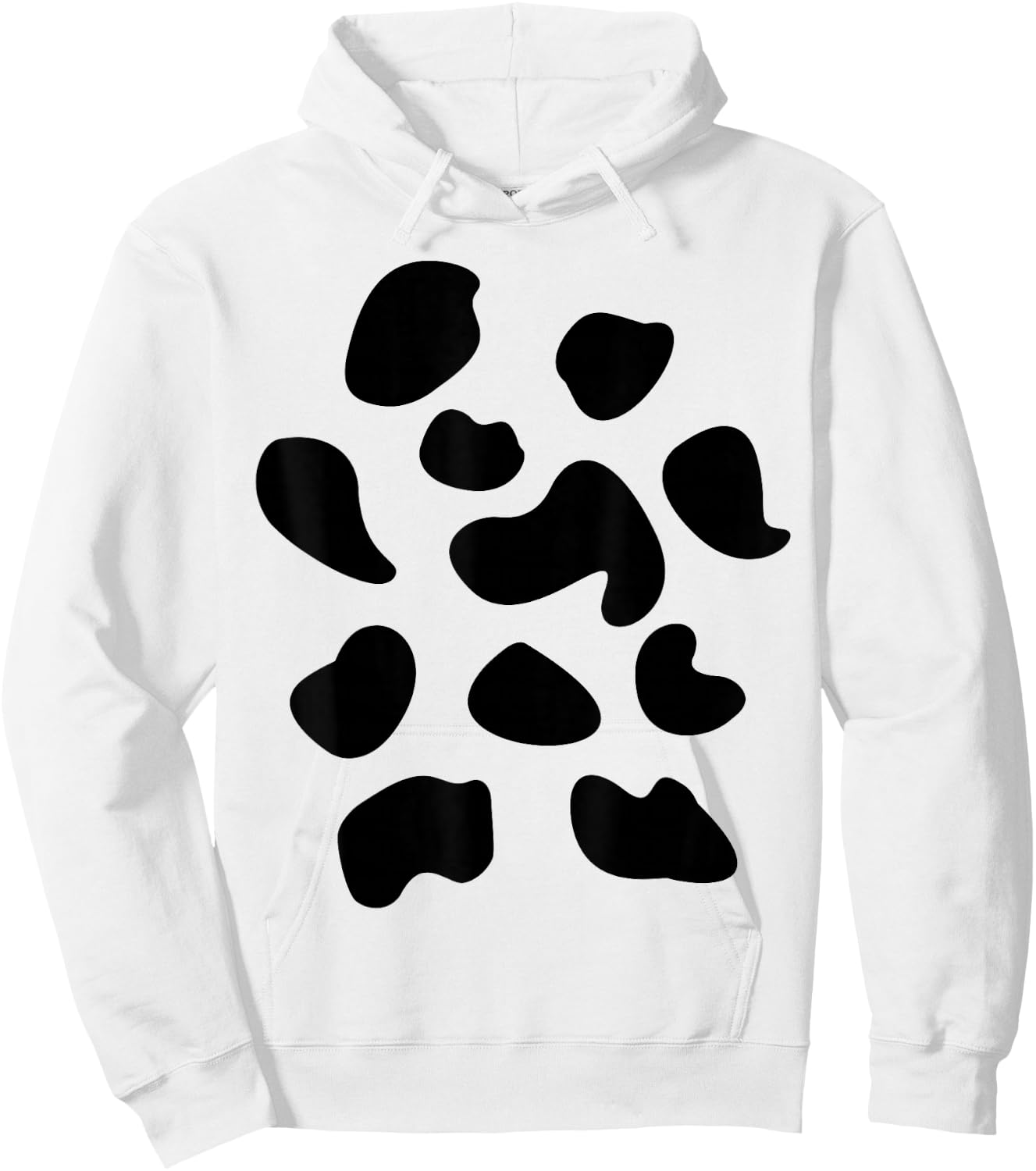 Cow Costume Cow Stain Cow Pattern Fancy Dress Carnival , White Hoodie - Hoodie | White