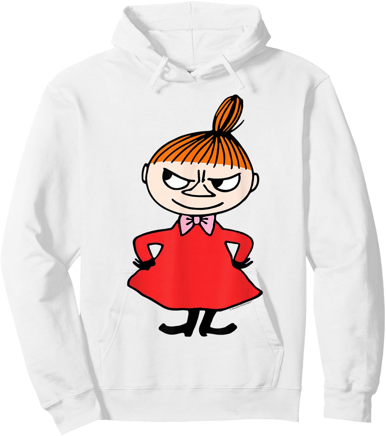 Moomin Little My Hands on the Hips , white, S Hoodie - Hoodie | White