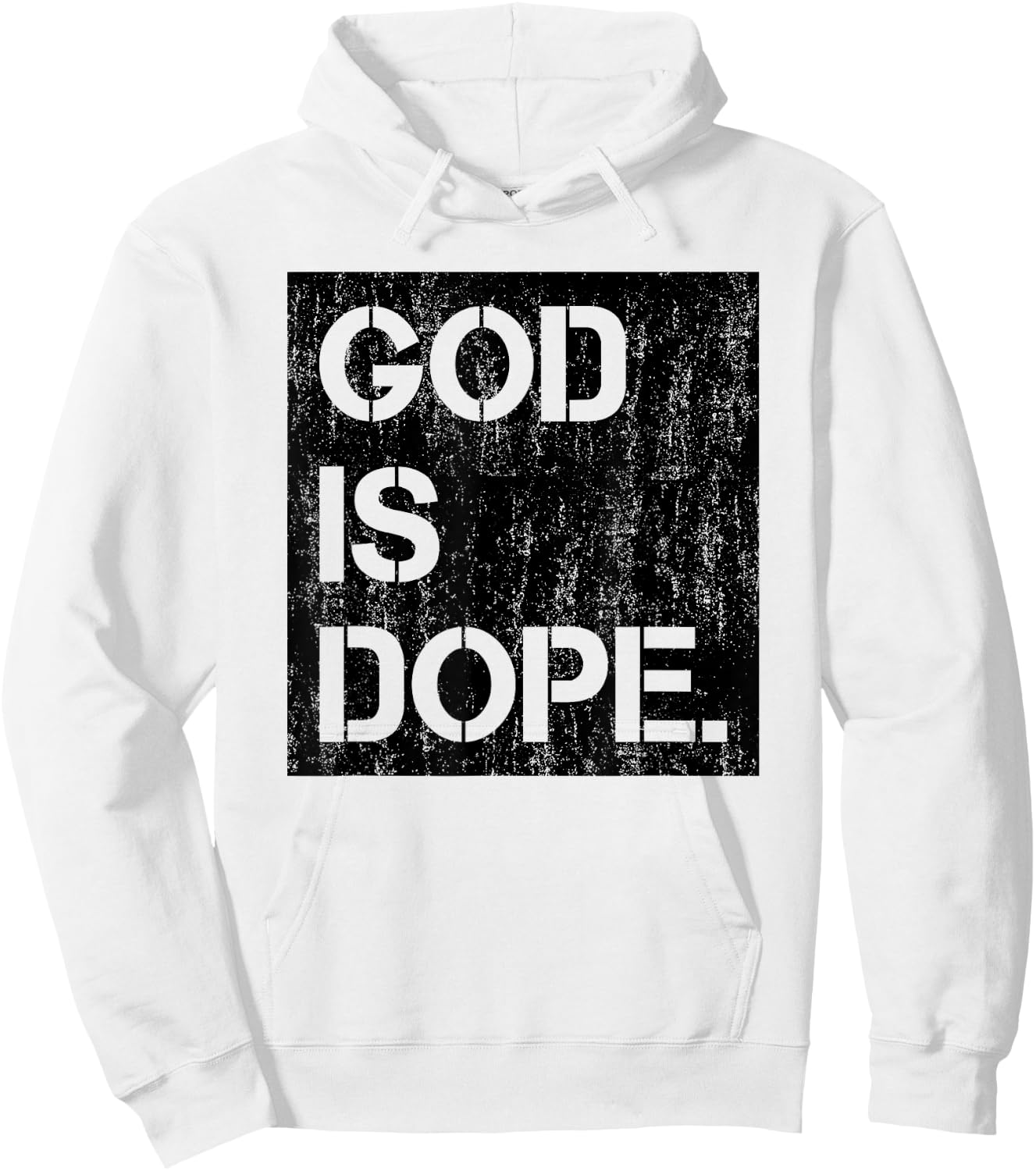 God is Dope Christian Faith Believer Hoodie - Hoodie | White
