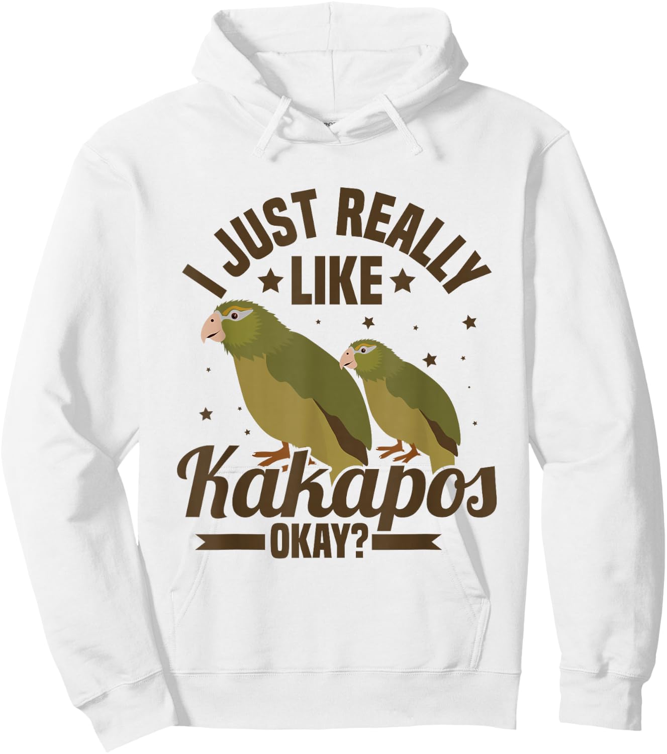 I just really like kakapos, okay? Quote for a Kakapo lover Hoodie - Hoodie | White