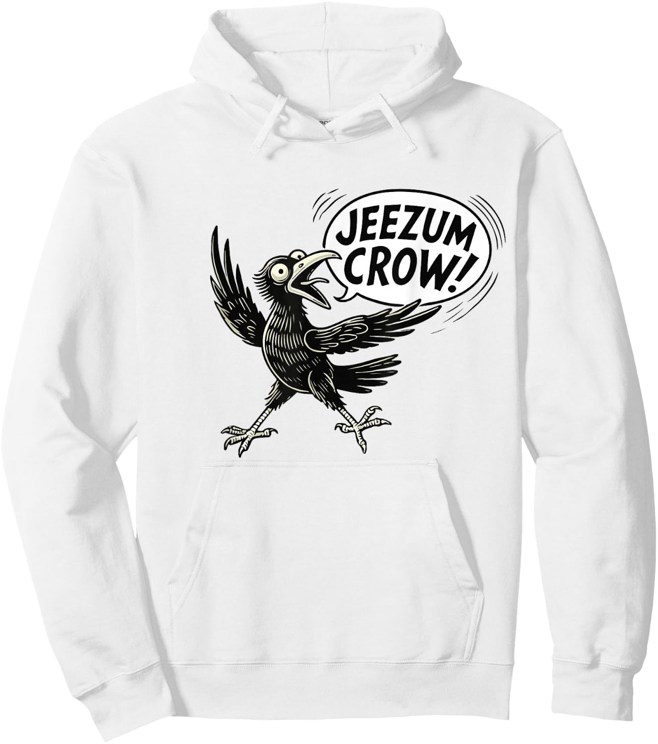 Jesus Crow, Vermont Hoodie - Hoodie | White
