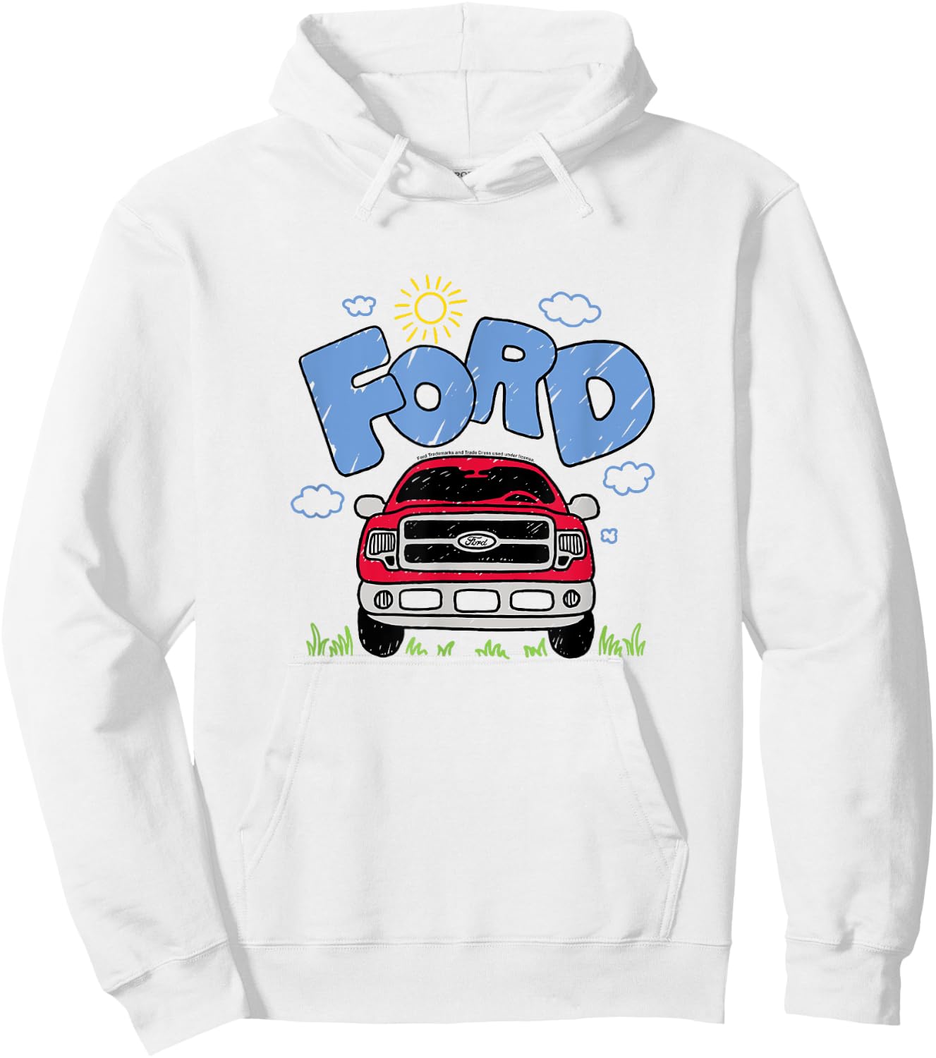 Ford F150 Doodle 2009 Hoodie - Hoodie | White