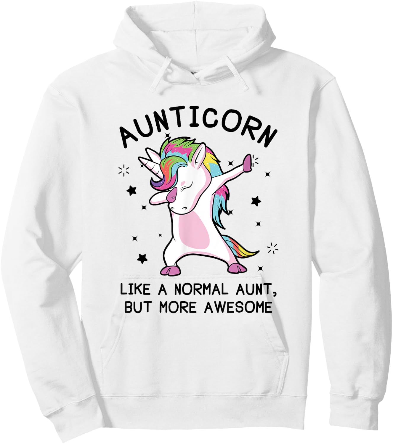 Aunt Unicorn Shirts, Aunticorn Awesome Unicorn Aunt Hoodie - Hoodie | White