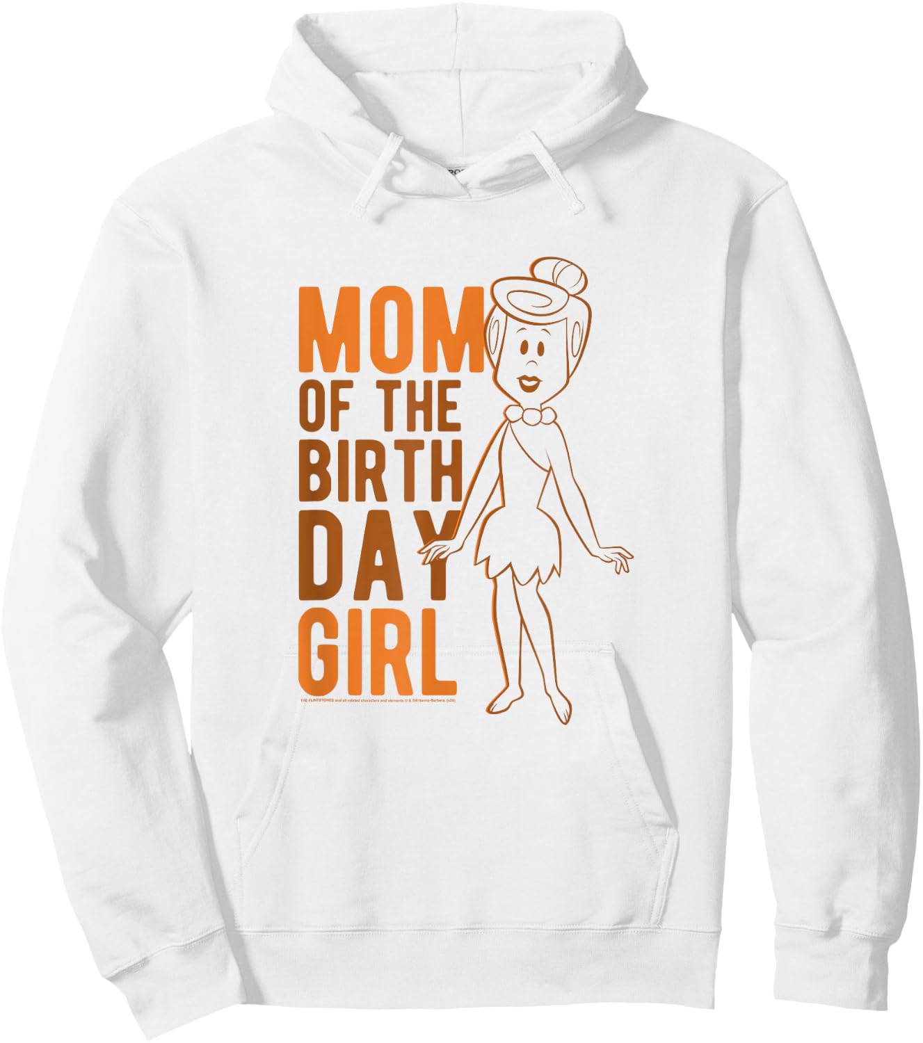 The Flintstones Wilma Flintstone Mom of The Birthday Girl Hoodie - Hoodie | White