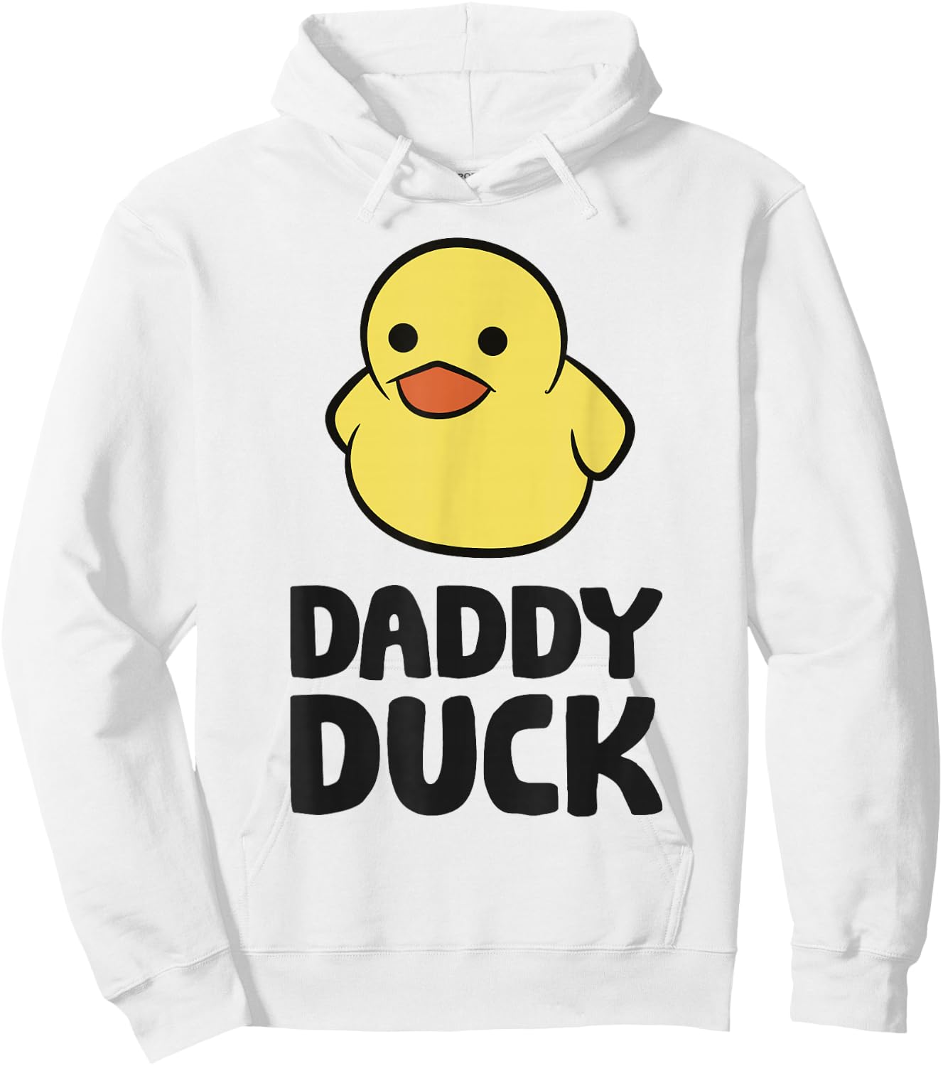 Daddy Duck Rubber Duck Dad Hoodie - Hoodie | White