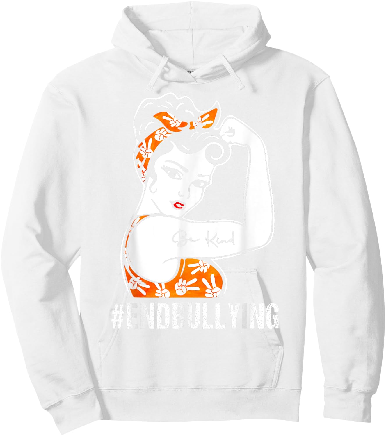 UNITY DAY Orange , Anti Bullying Gift And Be kind Hoodie - Hoodie | White