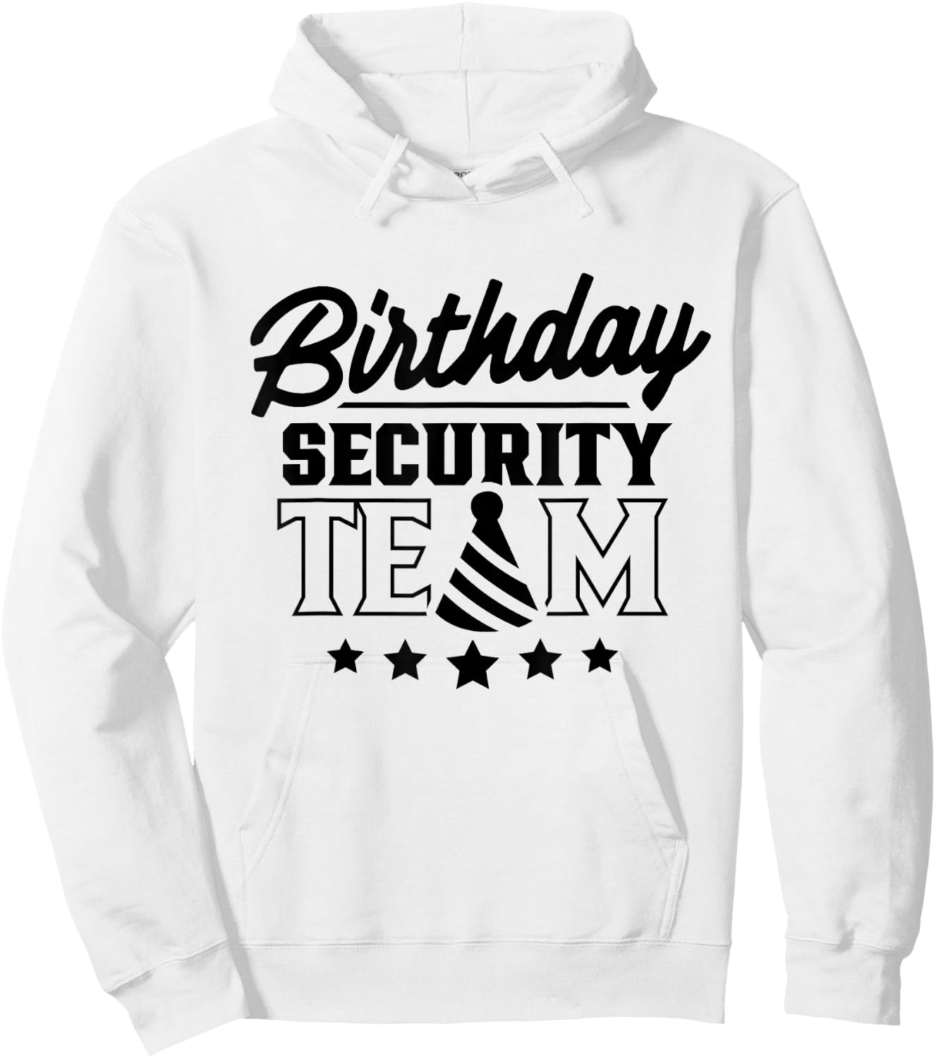 Geburtstag Security Team Bodyguard Job Officer Hoodie - Hoodie | White