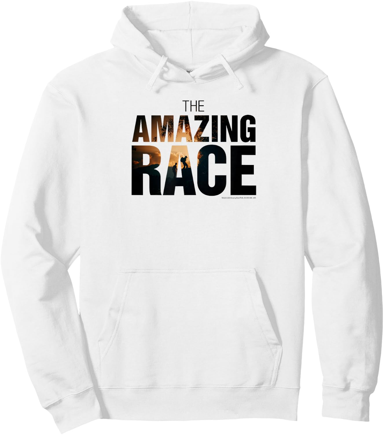 The Amazing Race Color Logo Hoodie - Hoodie | White