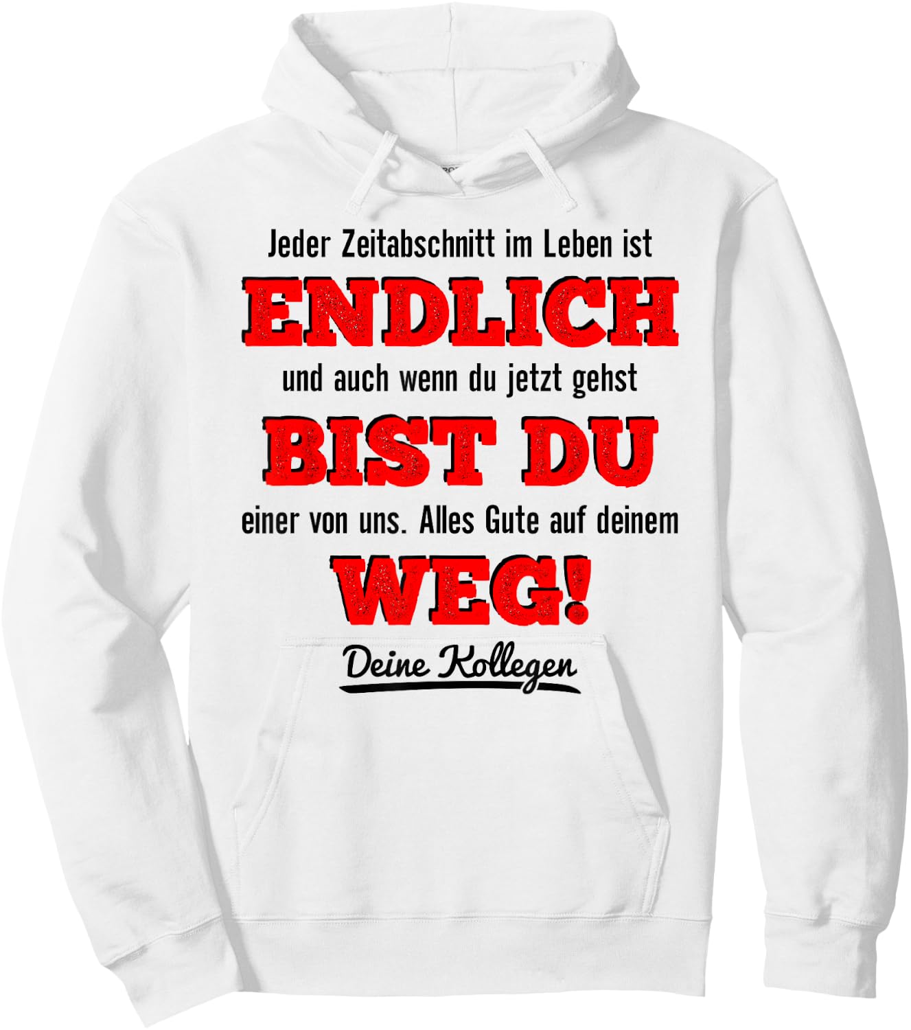 Farewell Colleague Job Change New Job & New Work Colleague Hoodie - Hoodie | White