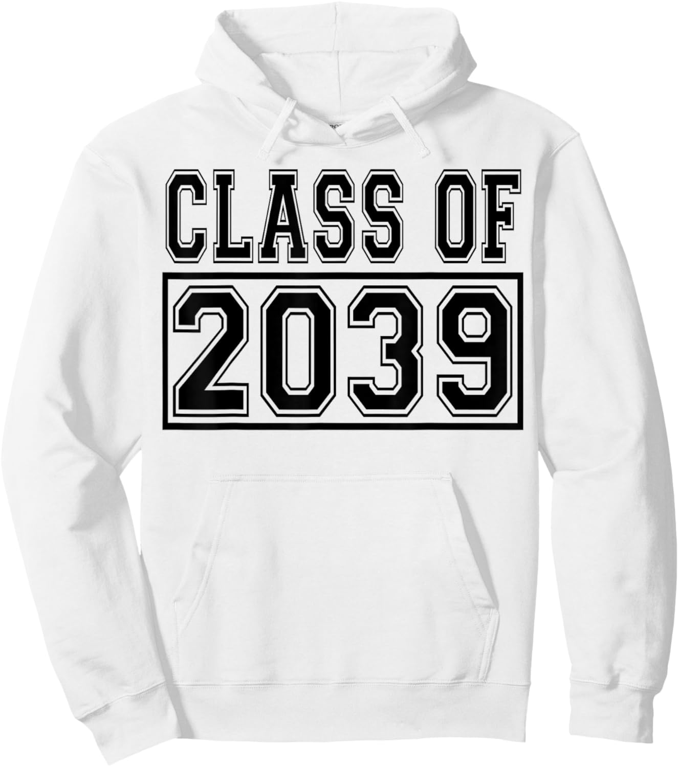 Class of 2039 grow with me Hoodie - Hoodie | White