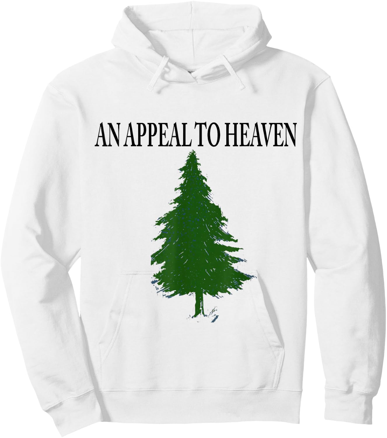 An Appeal to Heaven T Shirt Hoodie - Hoodie | White