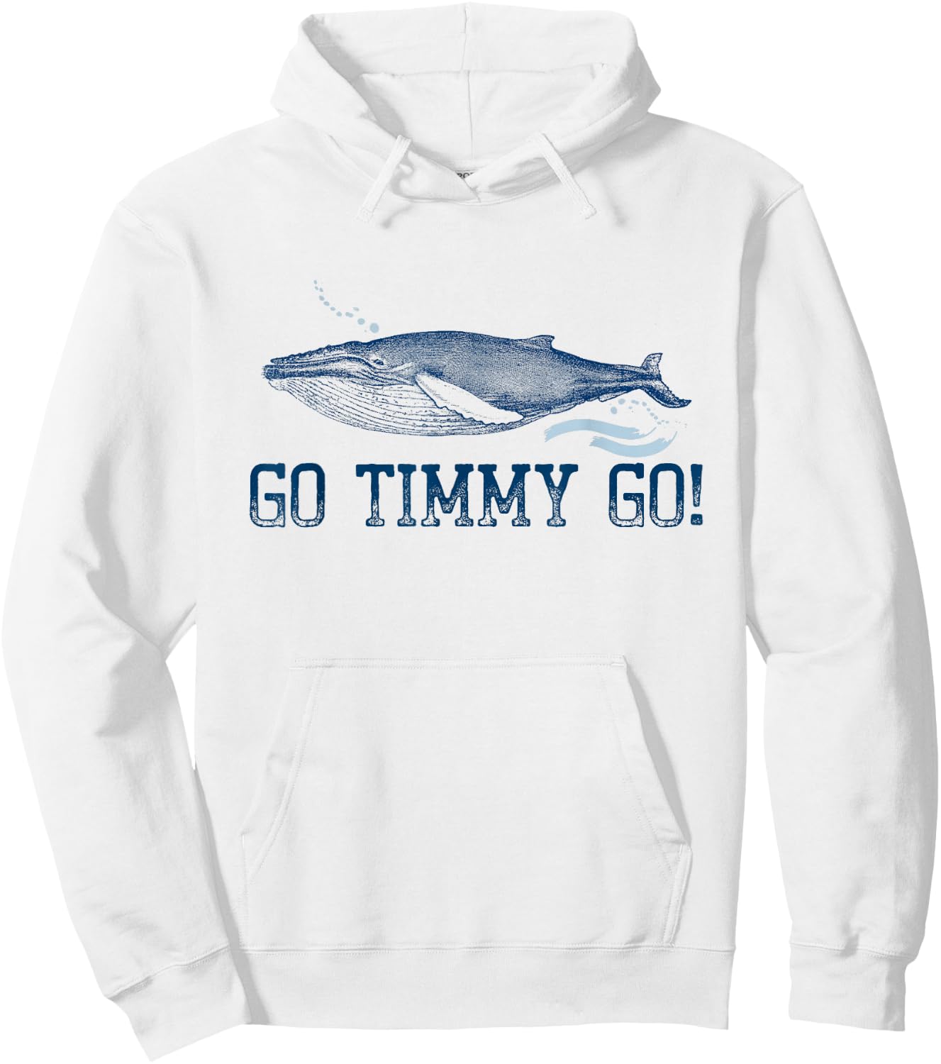 GO Timmy GO! Ostsee Buckelwal Hoodie - Hoodie | White