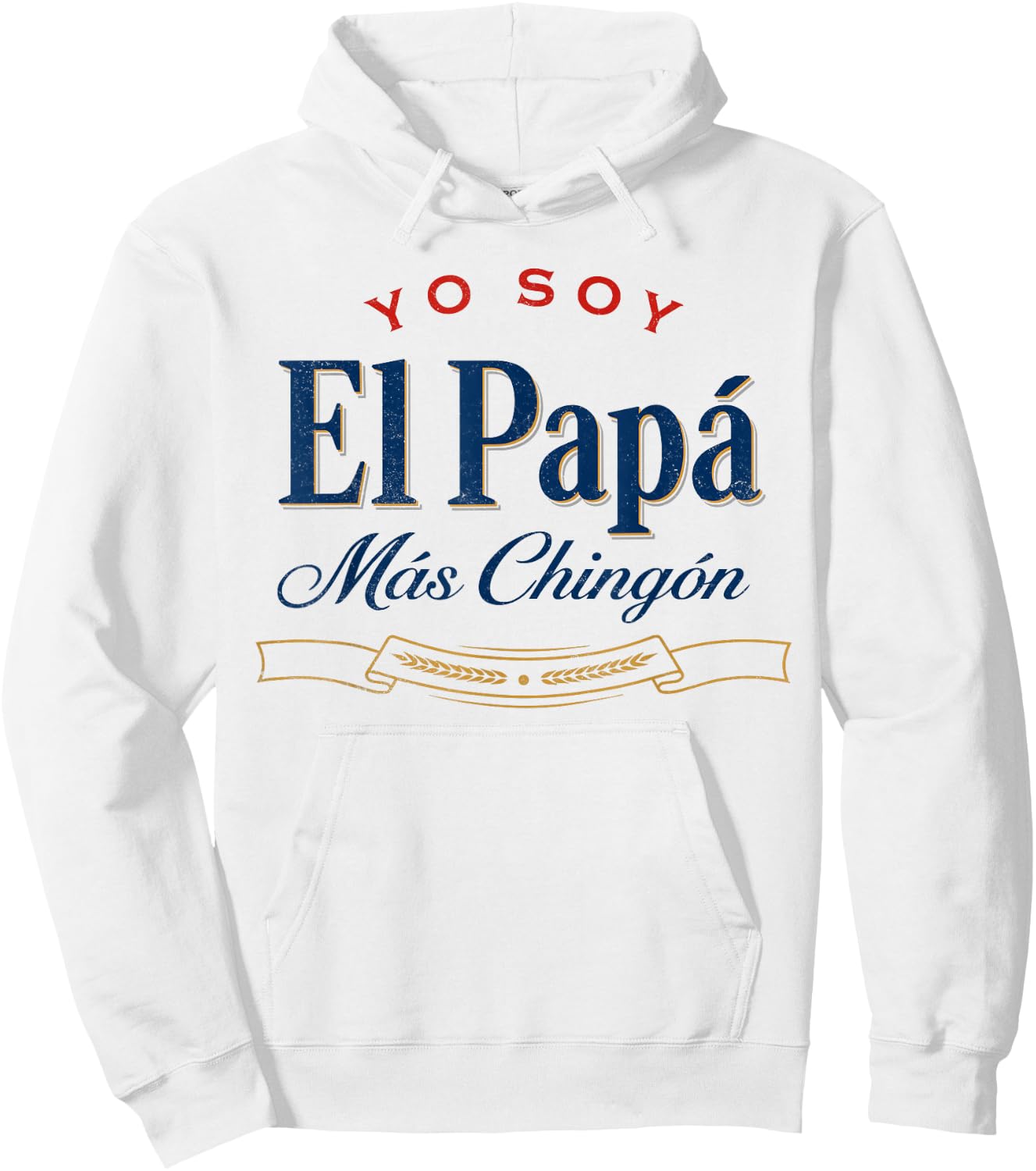 El Papa Mas Chingon Hoodie - Hoodie | White