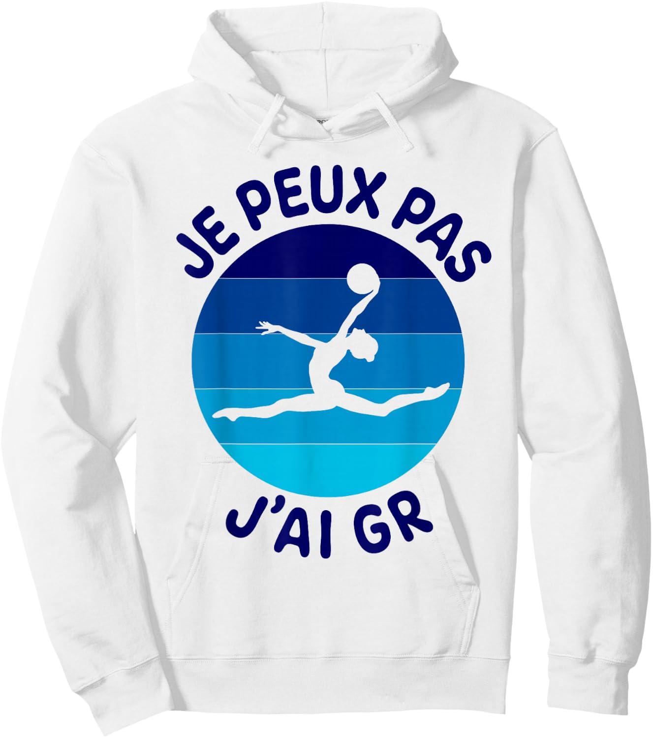 I Can't Have GR Rhythmic Gymnastics Ball GRS Hoodie - Hoodie | White