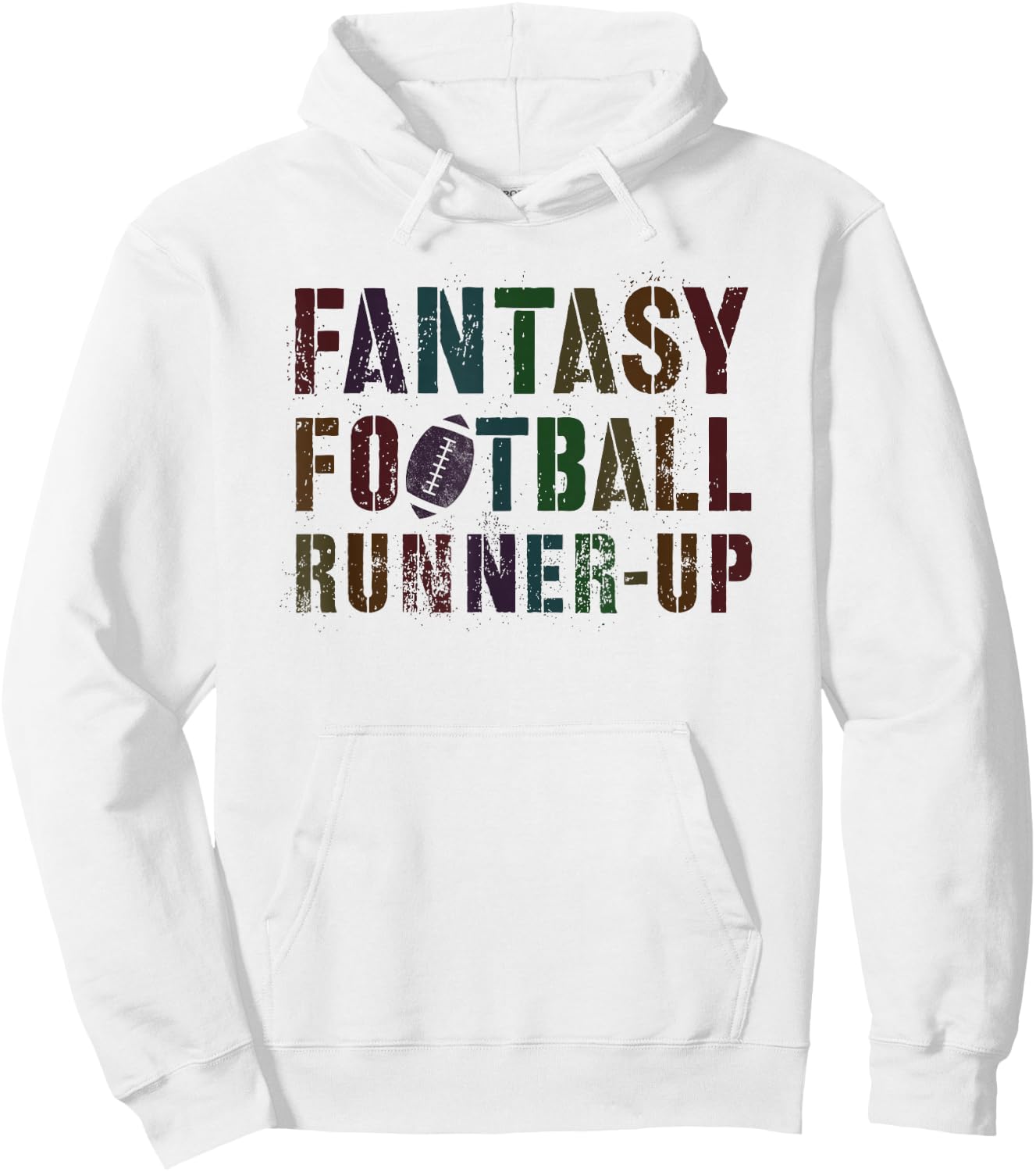 Classic Fantasy Football Runners-Up for Husband, Newcomer, Commish Hoodie - Hoodie | White