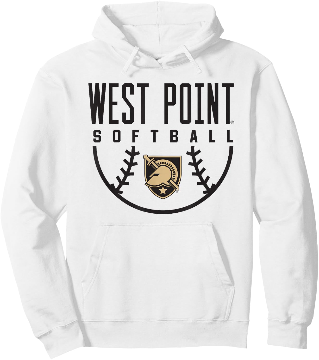 Army West Point Black Knights Softball Arch Hoodie - Hoodie | White
