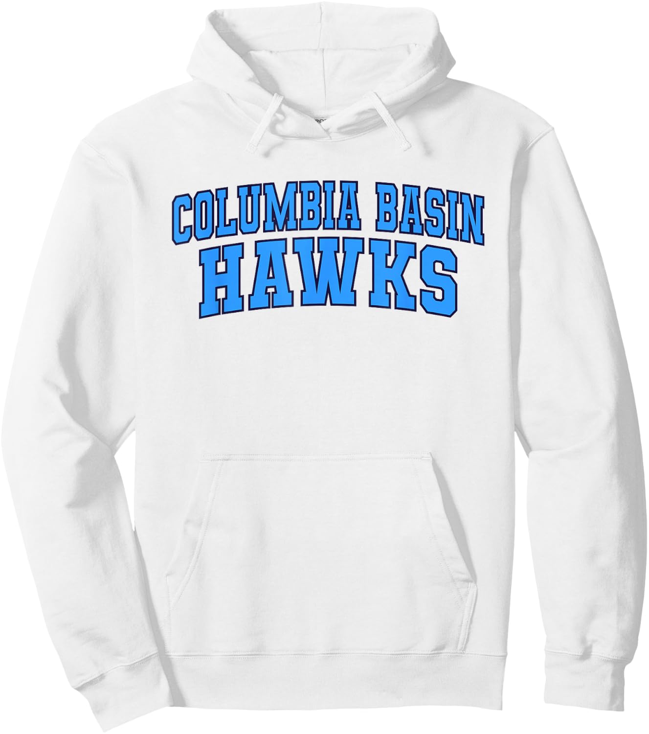 Columbia Basin College Apparel Sports Fan Hoodie - Hoodie | White
