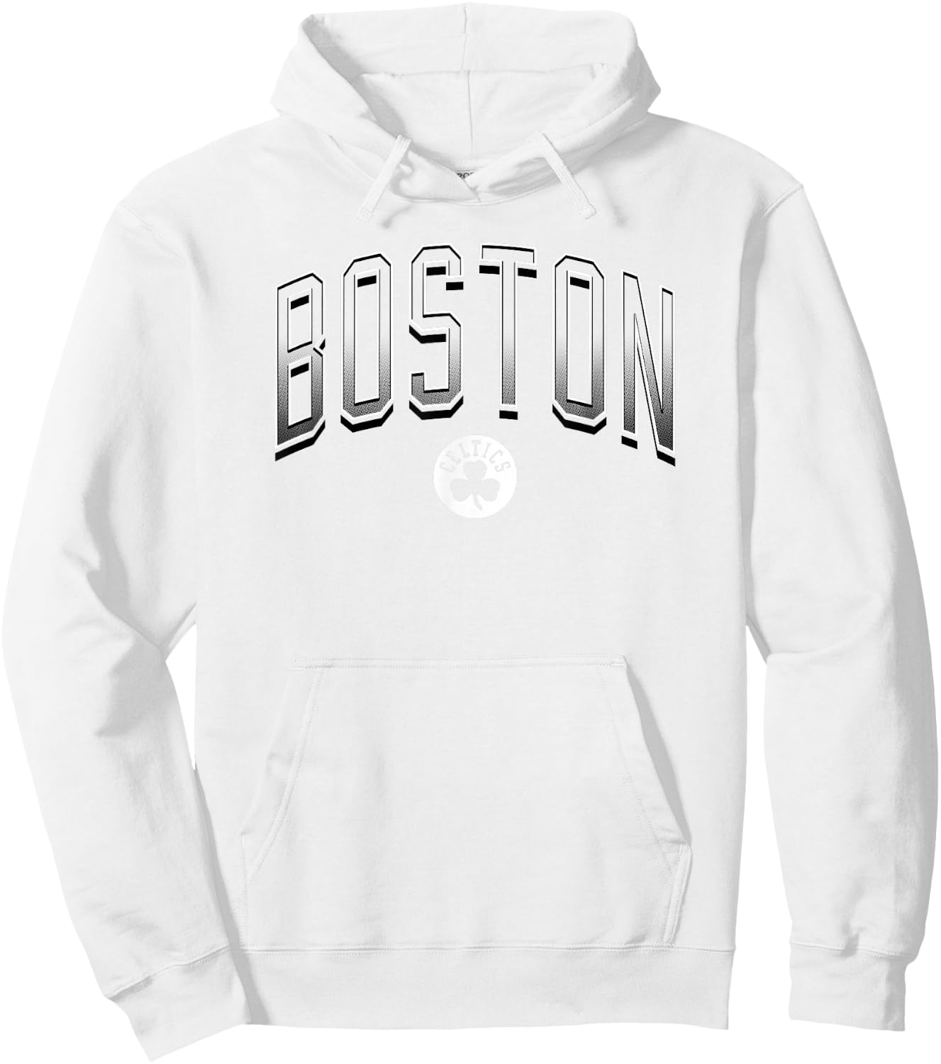 NBA - Boston Celtics City Wordmark Logo Hoodie - Hoodie | White