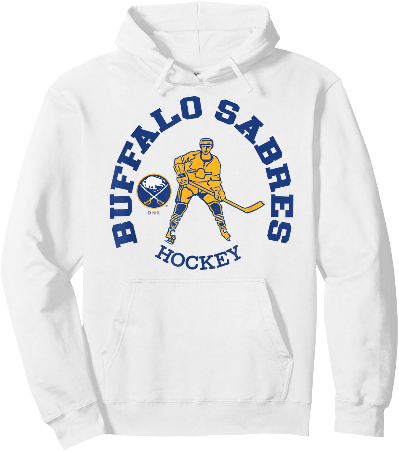 Buffalo Sabres Edge Gray Officially Licensed Hoodie - Hoodie | White