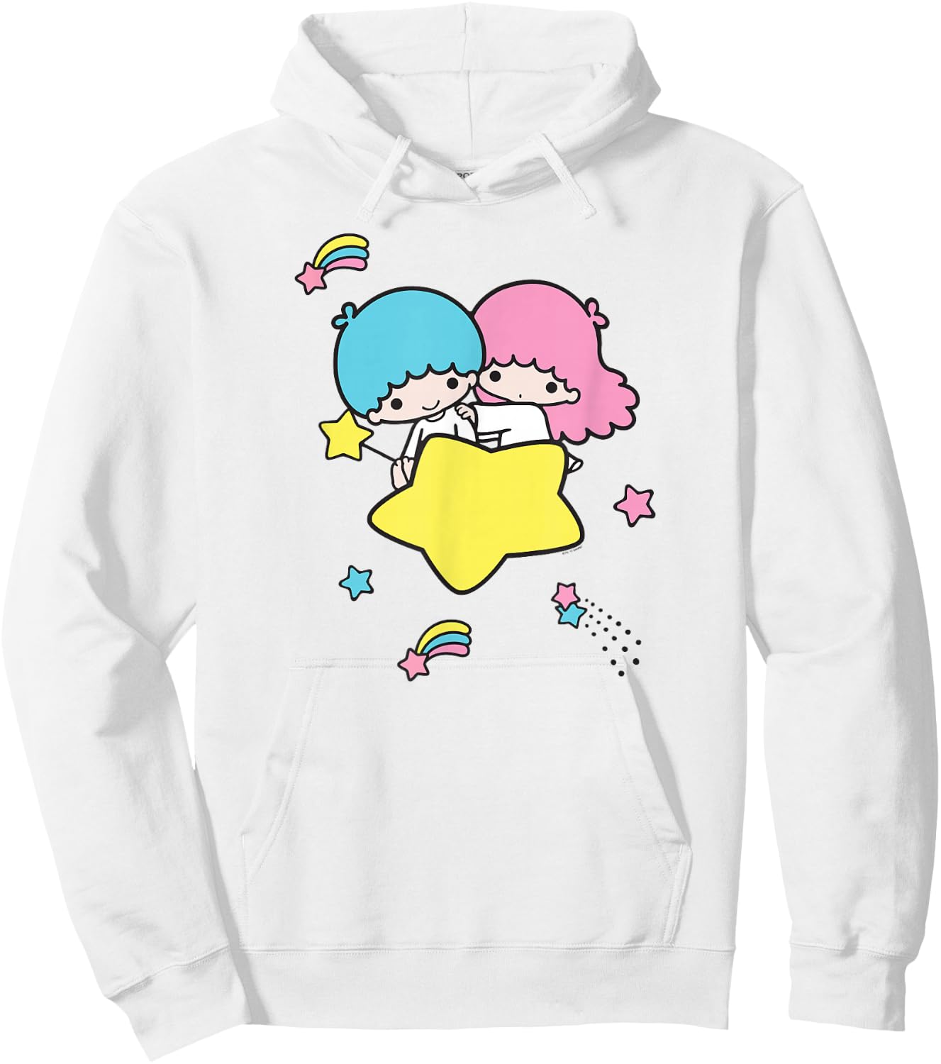 Little Twin Stars Shooting Star Hoodie - Hoodie | White