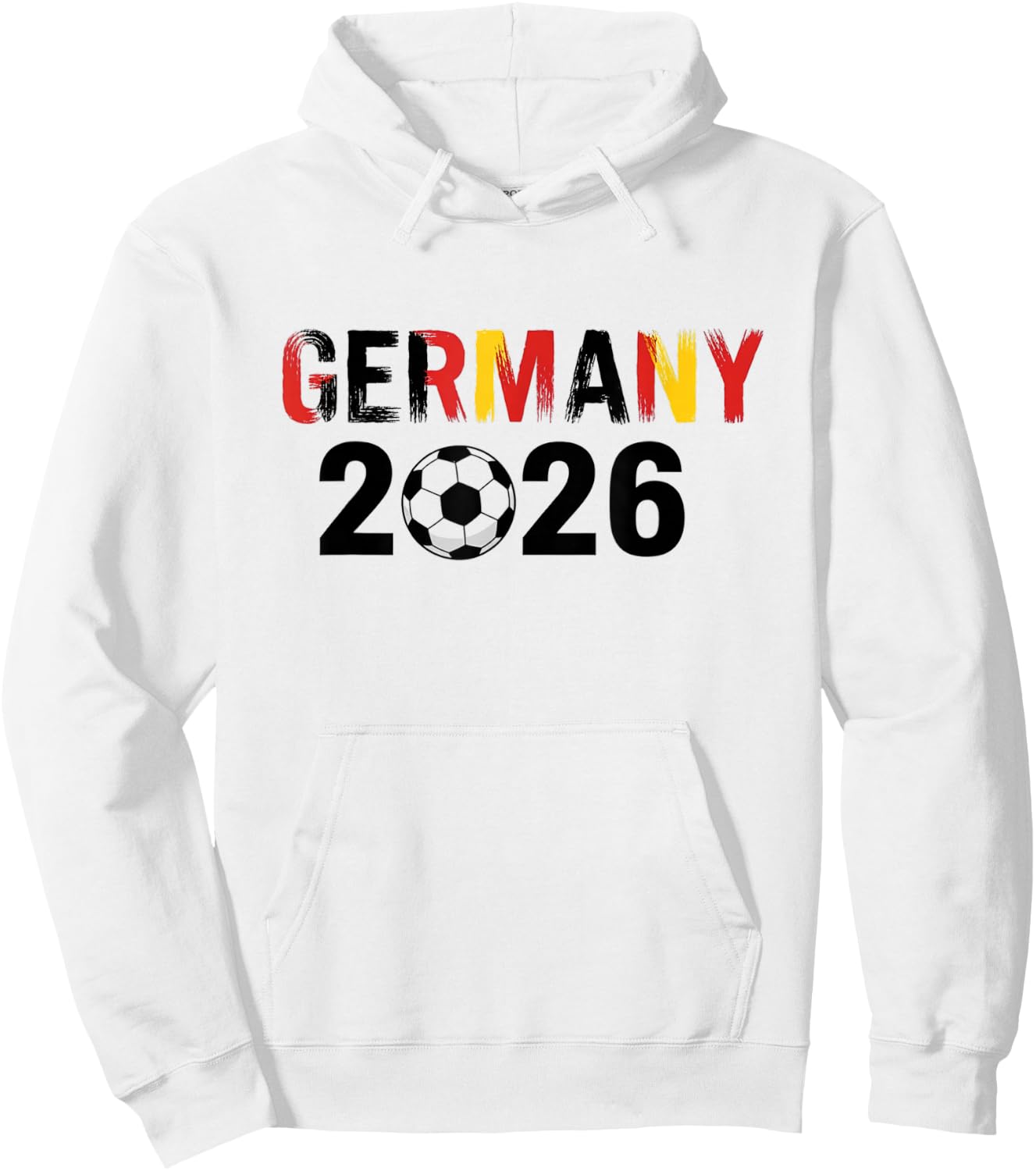 Deutschland 2026 Fußball Fan Trikot 2026 Deutschland Hoodie - Hoodie | White