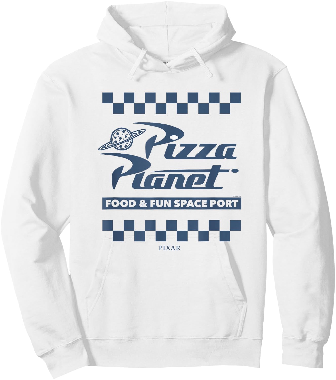 Disney Pixar Toy Story 5 Pizza Planet Logo Poster Hoodie - Hoodie | White