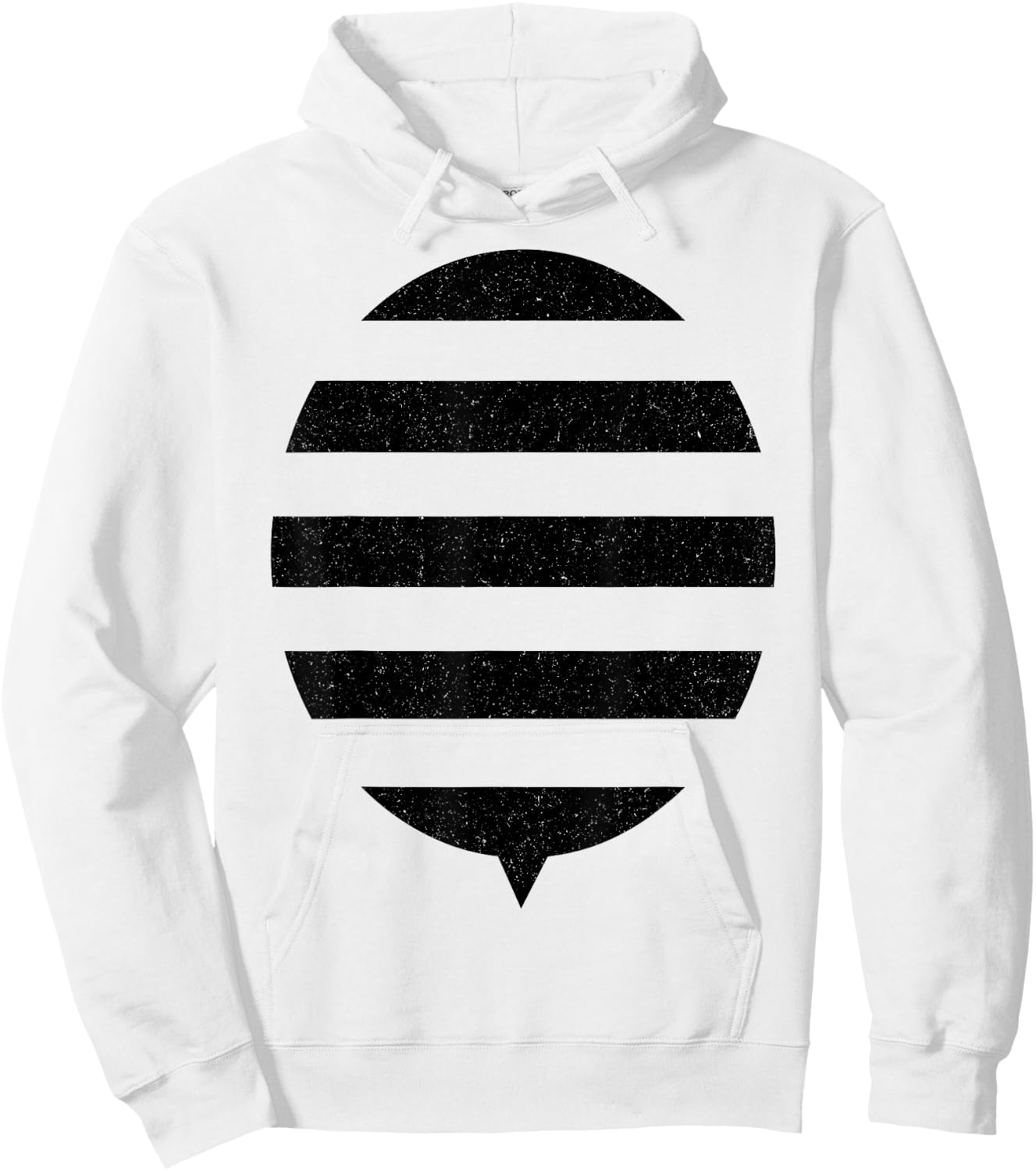 Bumblebee Bee Costume Kids Boys Girls Easy DIY Halloween Hoodie - Hoodie | White