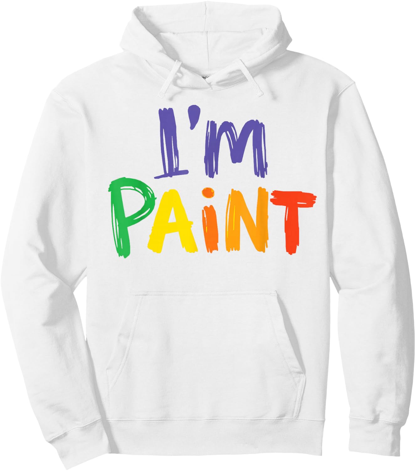 I Heart Love To Finger Paint I'm Paint Cute Couple Valentine Hoodie - Hoodie | White