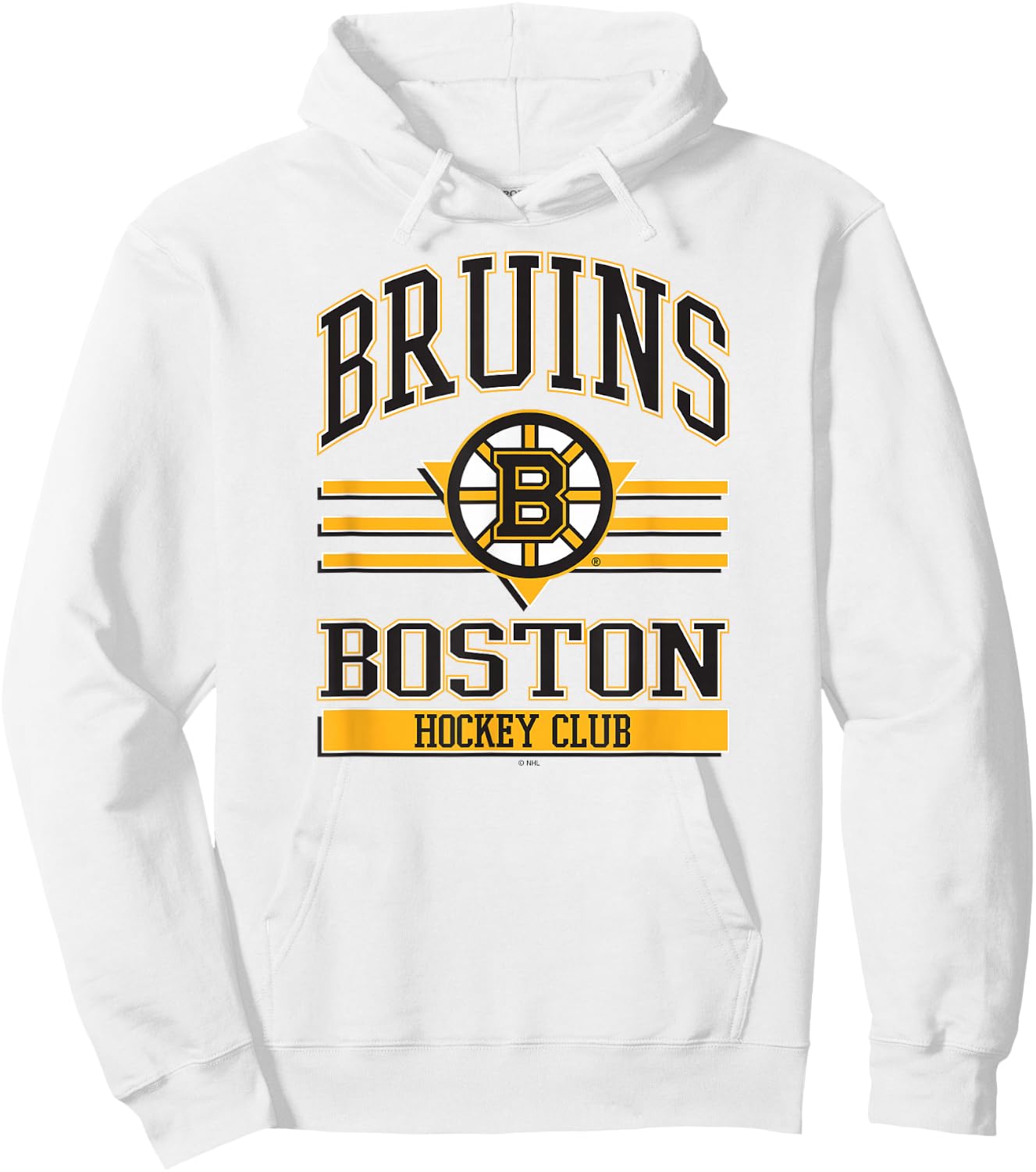 Boston Bruins Hockey Club Gray Officially Licensed Hoodie - Hoodie | White