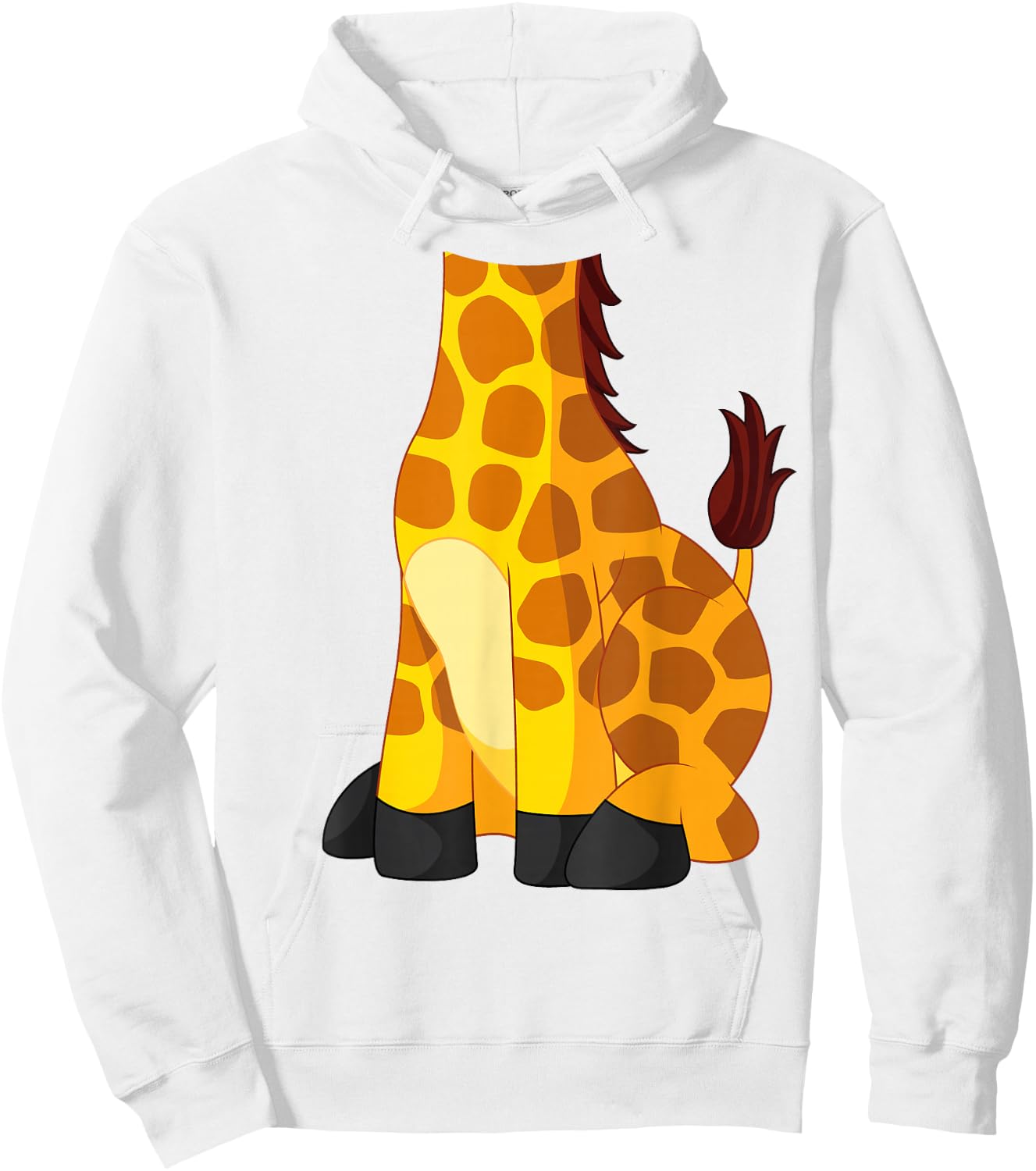 Giraffe Giraffe Costume Shirt , yellow Hoodie - Hoodie | White