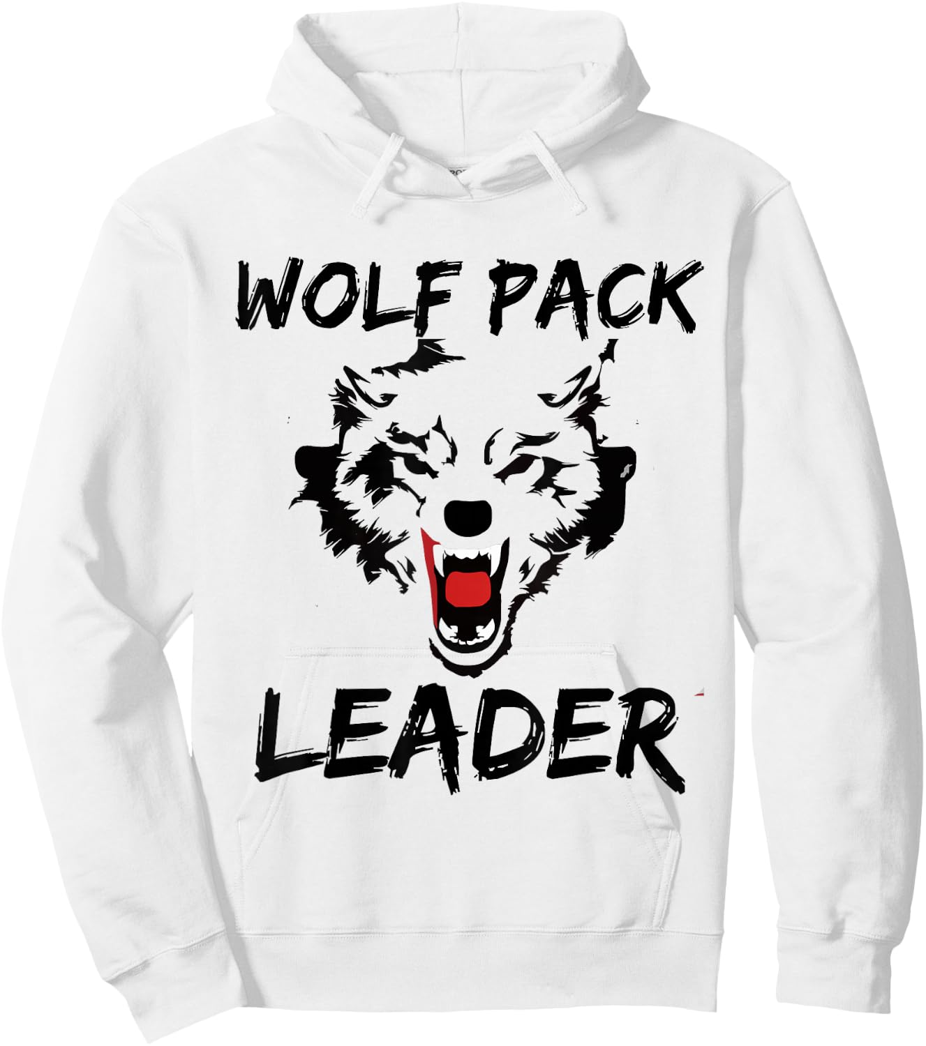 Funny Wolf Pack Leader Novelty Gift Men Women Kids Hoodie - Hoodie | White