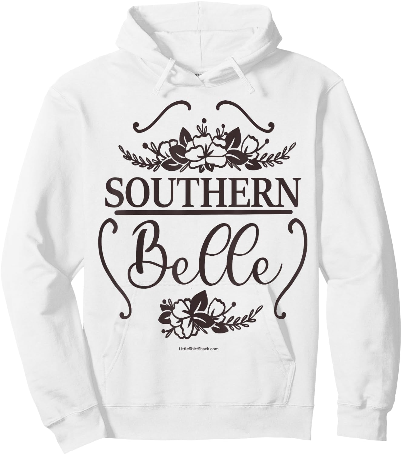 Southern Belle. South Country Funny Hoodie - Hoodie | White