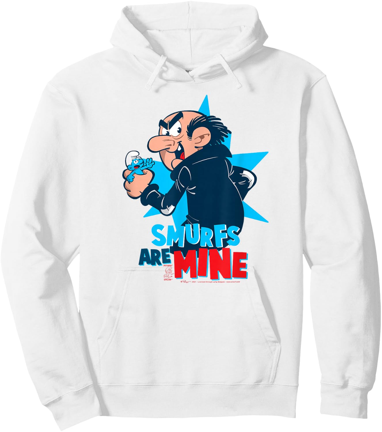 The Smurfs Gargamel Smurfs are Mine Hoodie - Hoodie | White