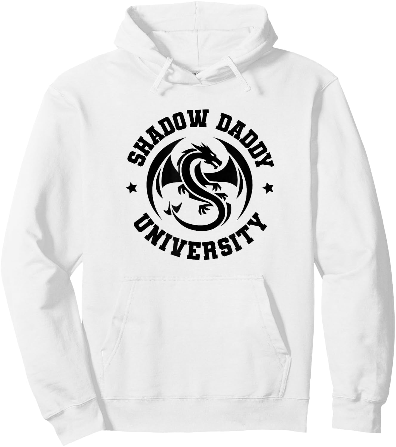 University Romantasy Fantasy Dark Romance Shadow Daddy Hoodie - Hoodie | White