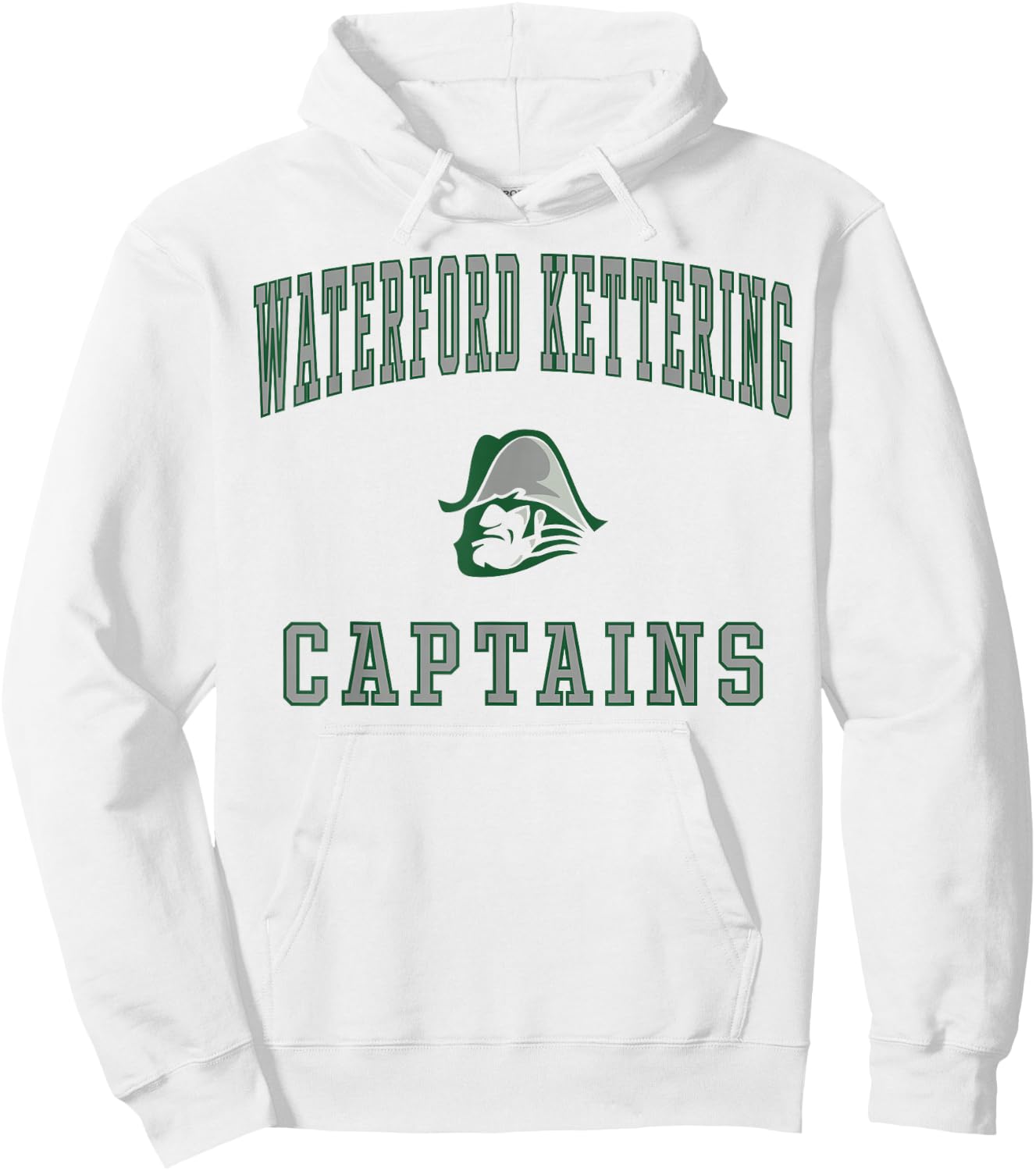 Waterford Kettering High School Captains Hoodie - Hoodie | White