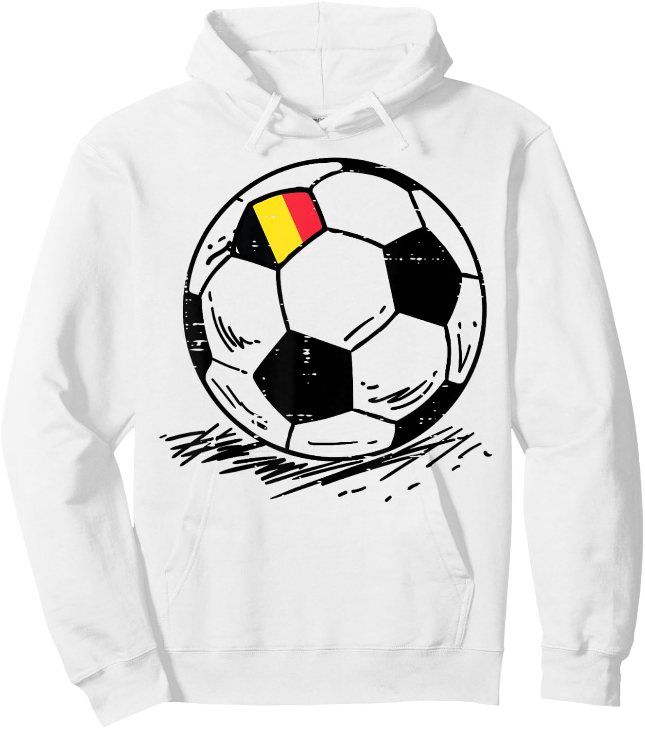 Belgium Flag Belgian Soccer Football Fan Men Women Kids Hoodie - Hoodie | White