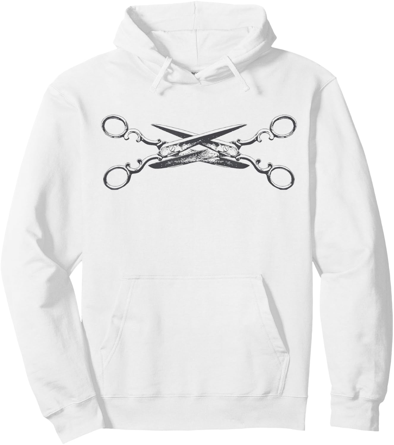 Retro Funny Y2K Scissors Lesbian Equal Rights LGBT Ally Hoodie - Hoodie | White