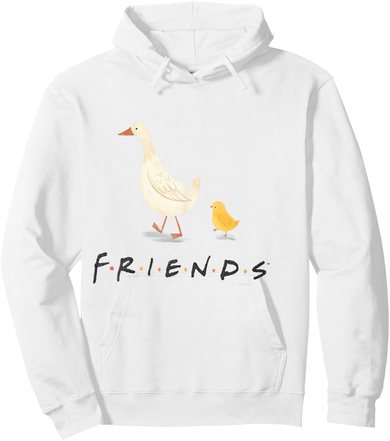 Friends - Friends Goose Chicken Hoodie - Hoodie | White