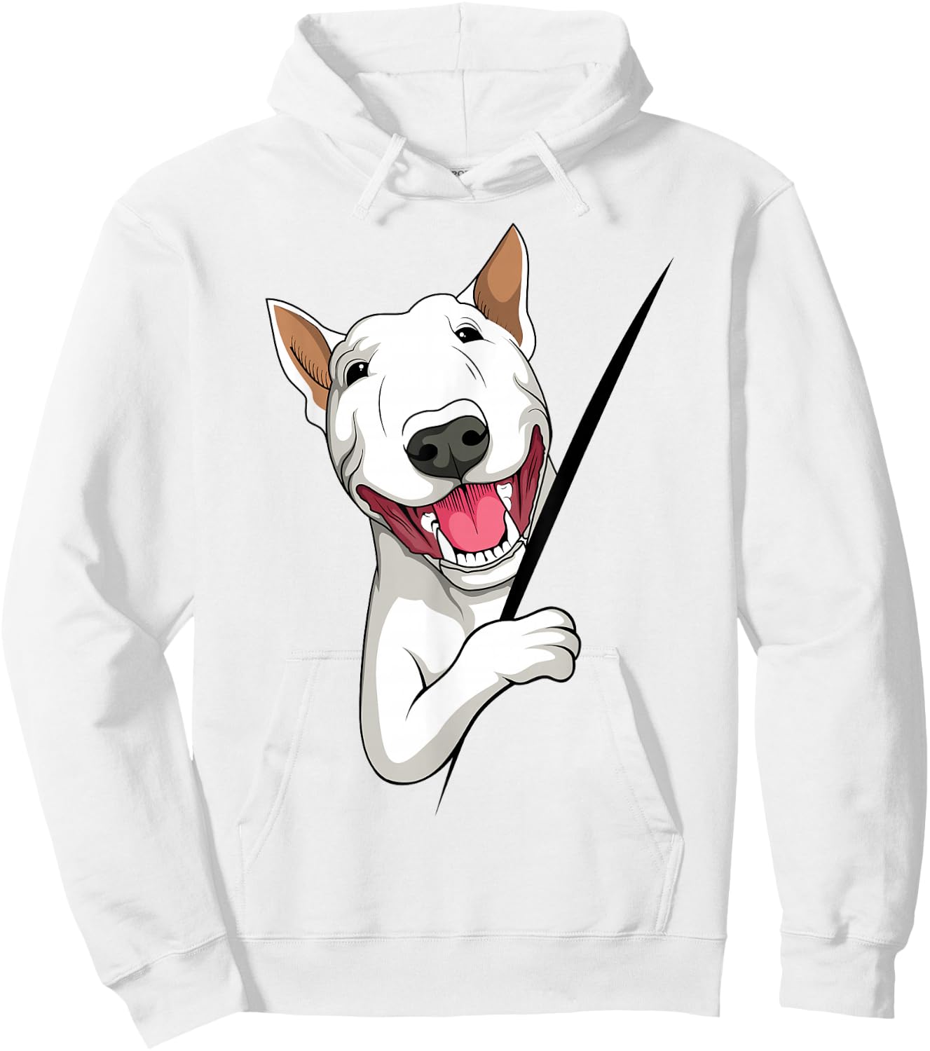 Bull Terrier Dog Bull Terrier Hoodie - Hoodie | White