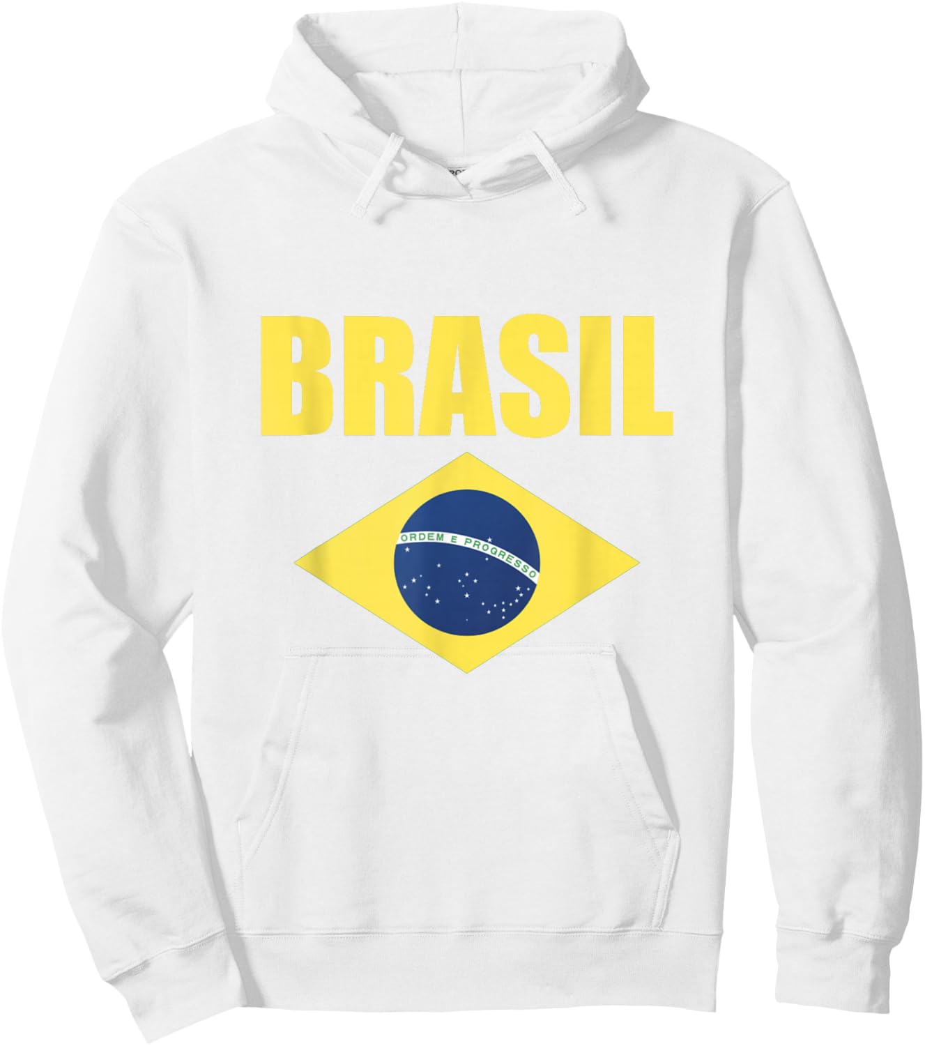 Brasil Fußball Brasilien Trikot Fanartikel Brasilien Hoodie - Hoodie | White