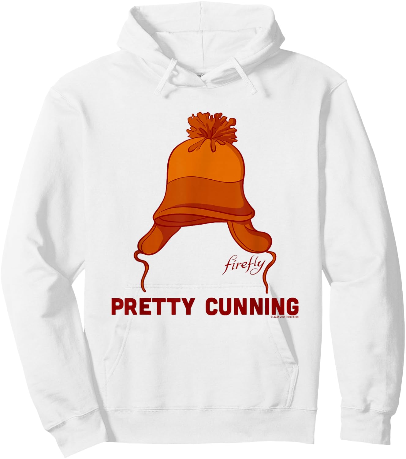 Firefly Pretty Cunning Iconic Jayne Hat Retro Chest Logo Hoodie - Hoodie | White