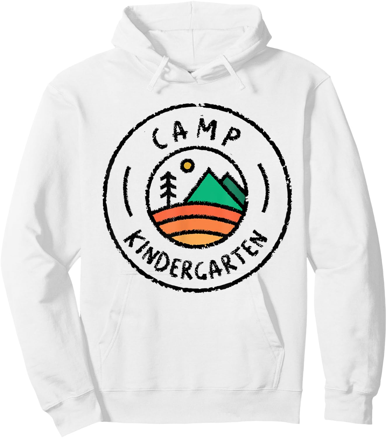 Camp Kindergarten Teacher Hoodie - Hoodie | White