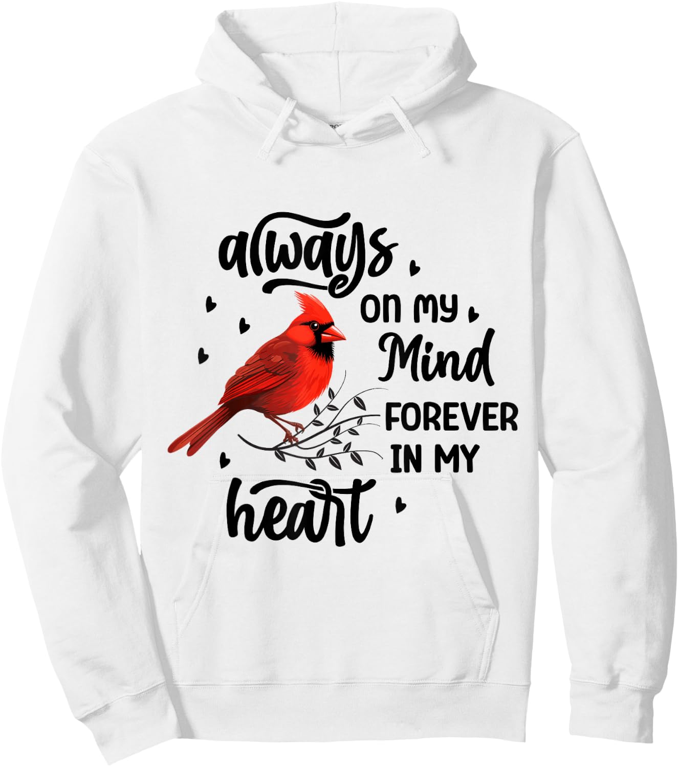 Always On My Mind Forever In My Heart Hoodie - Hoodie | White