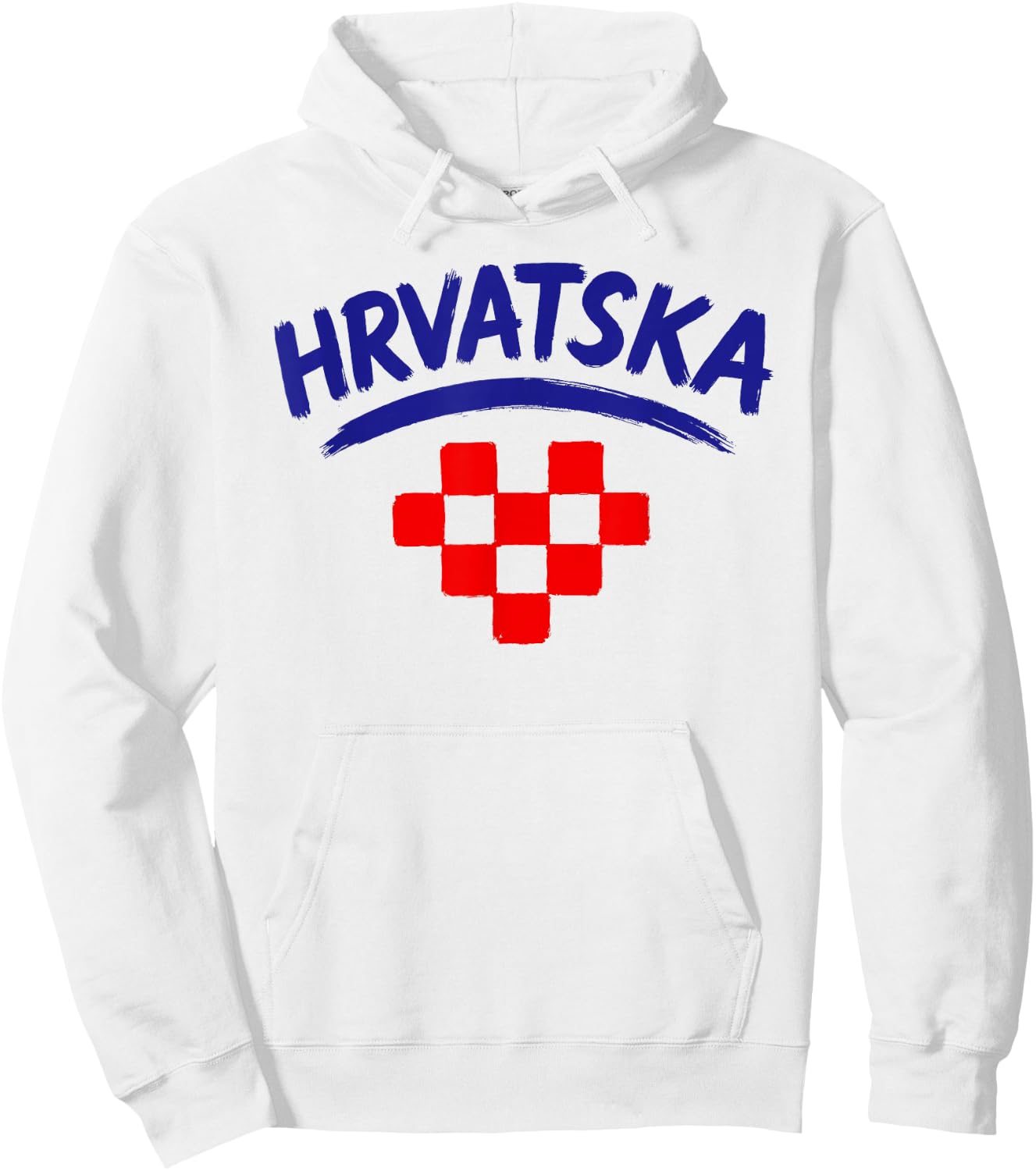 Hrvatska Croatia, Men, Women & Kids Croatian Flag, White Hoodie - Hoodie | White