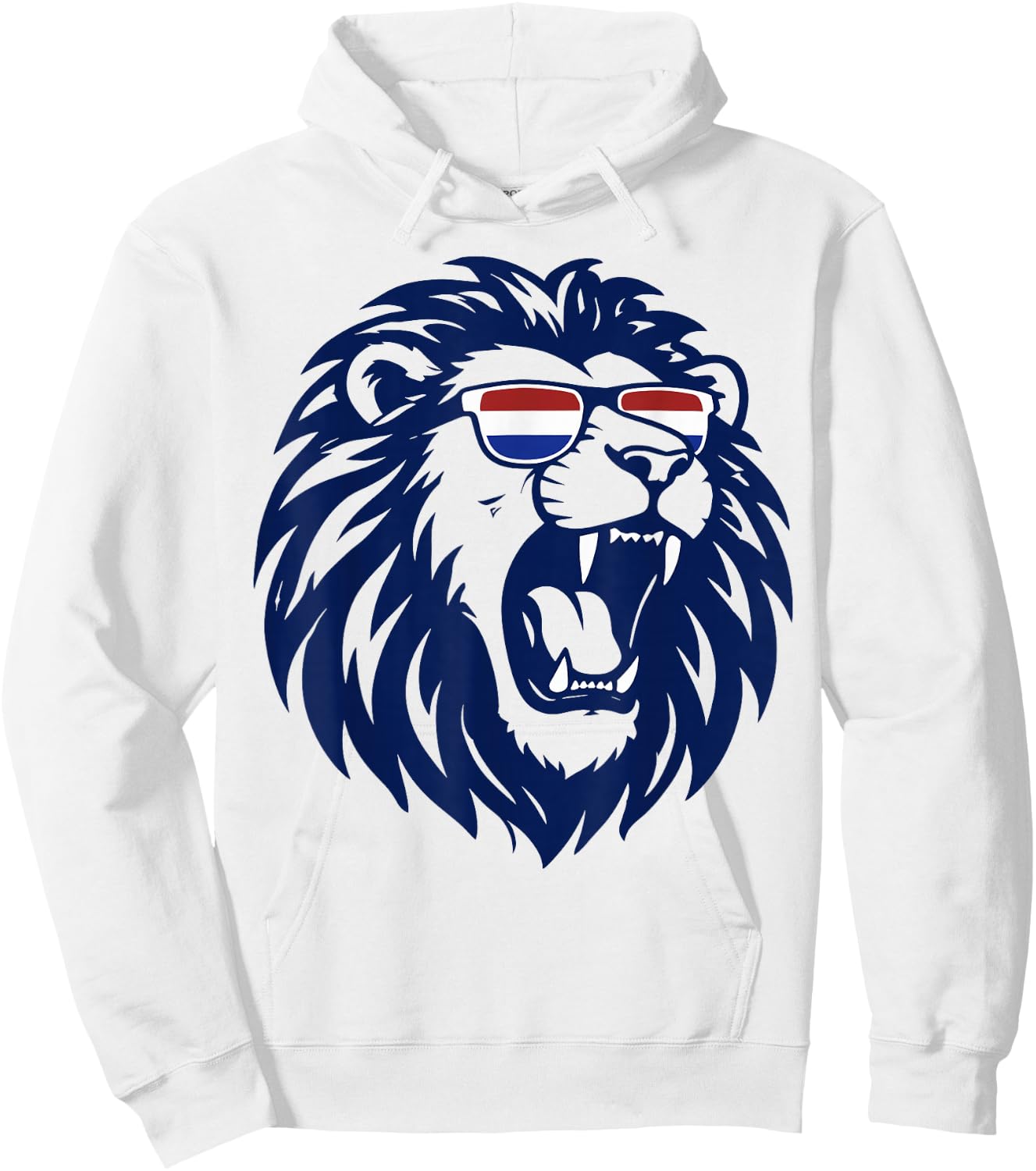 Nederland Netherlands Lion Dutch Holland Vintage Orange Hoodie - Hoodie | White