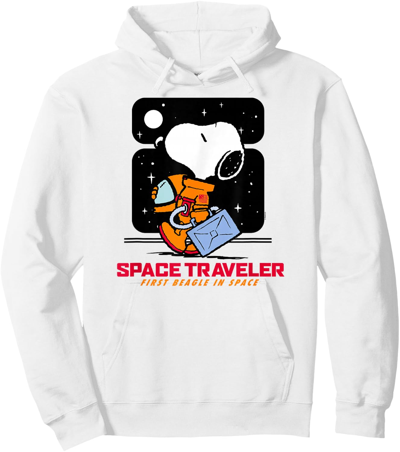 Peanuts Space Traveler Snoopy Hoodie - Hoodie | White