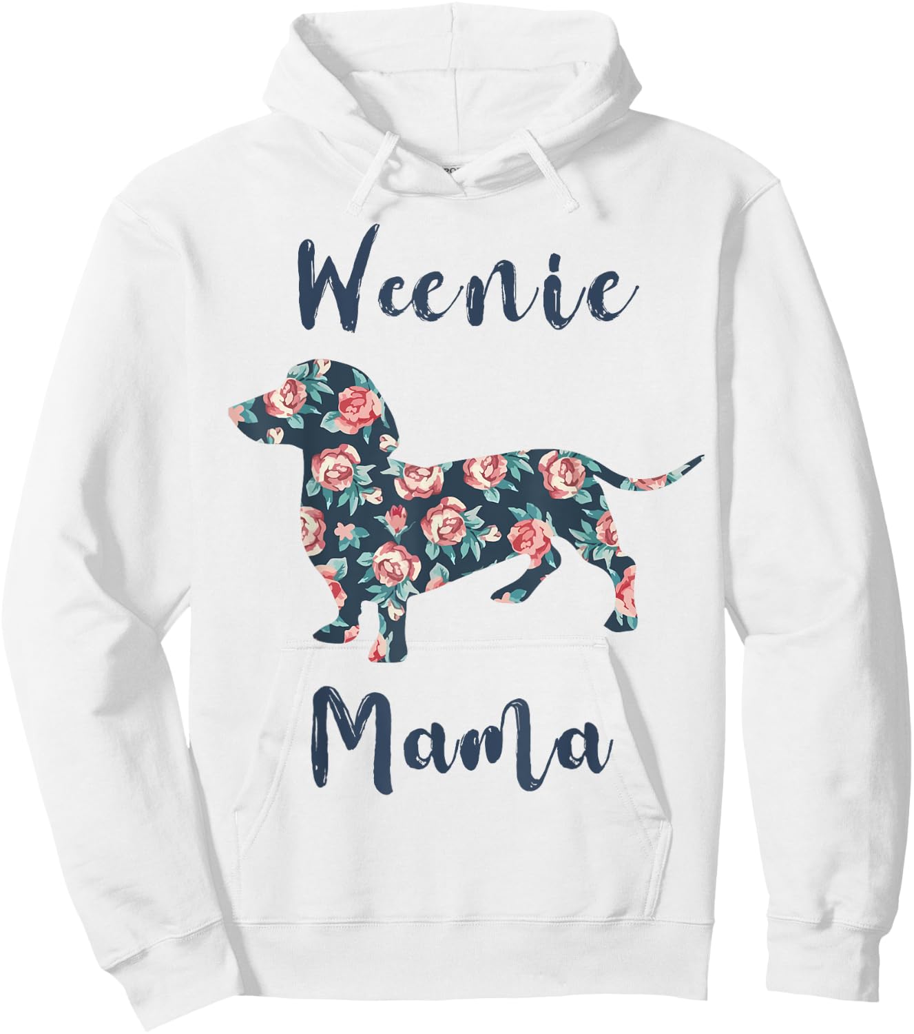 Dachshund Mom Shirt Women Weenie Mama Weiner-Dog Mother Day Hoodie - Hoodie | White