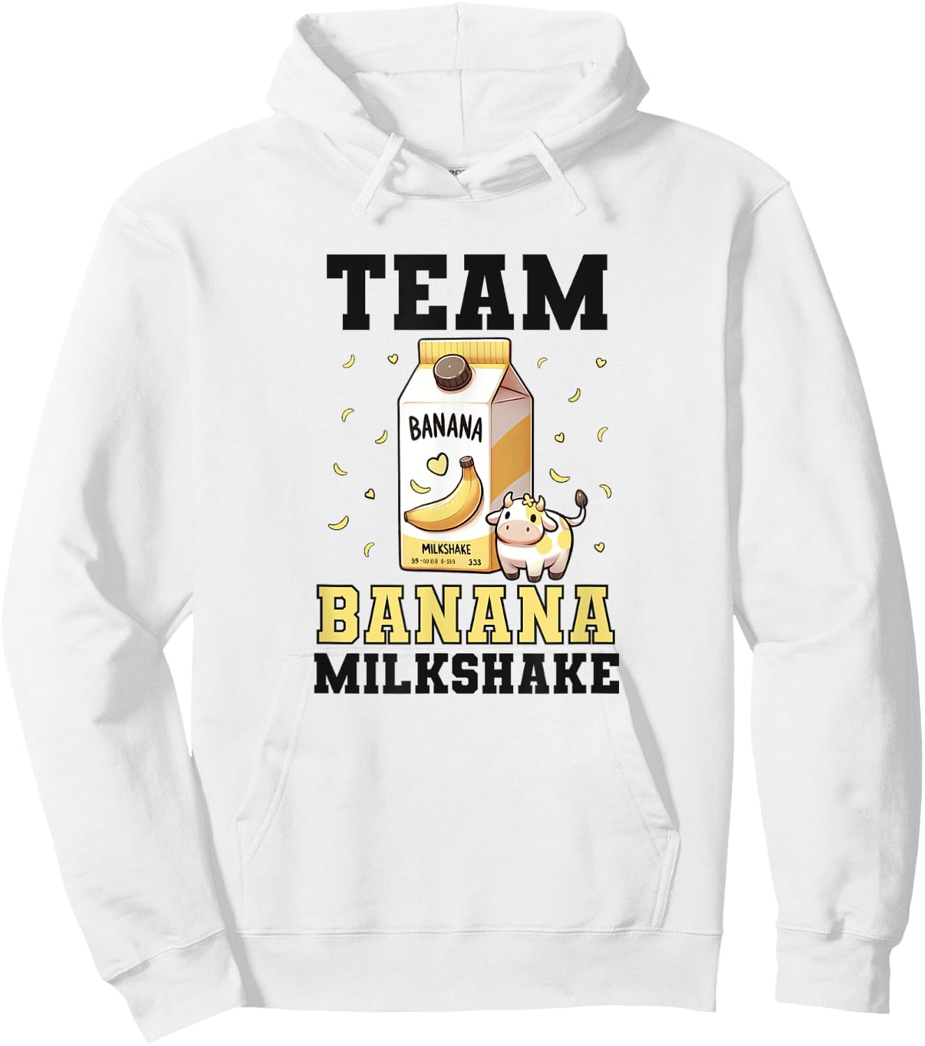 Team Banana Milkshake Hoodie - Hoodie | White